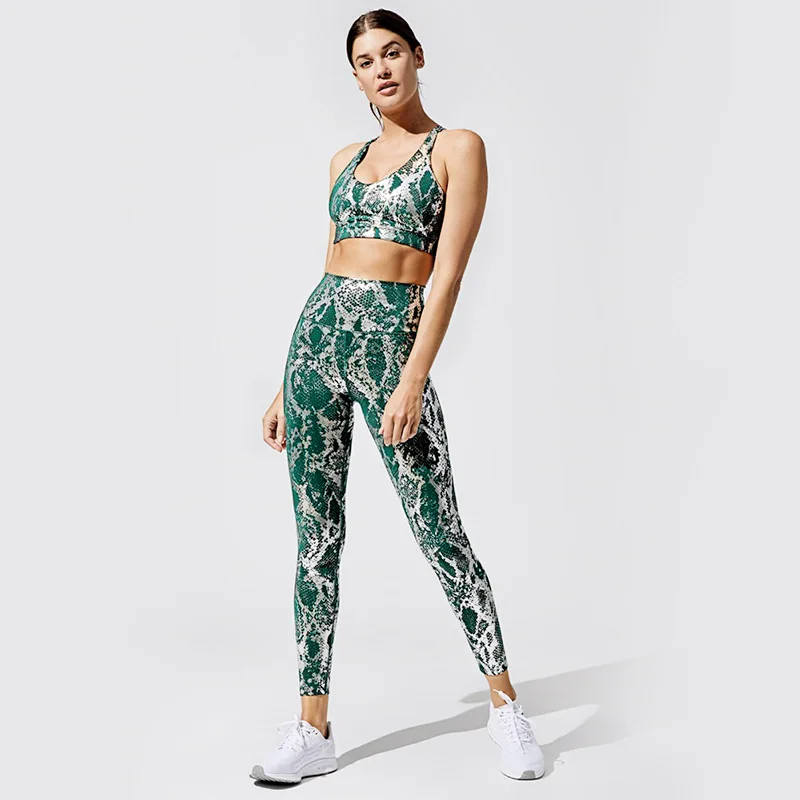 

Nylon Yoga Set Sport Outfit For Woman Push Up Suit For Fitness Bronzing Shiny Gym Workout Clothes Women's Sportswear Femme XL