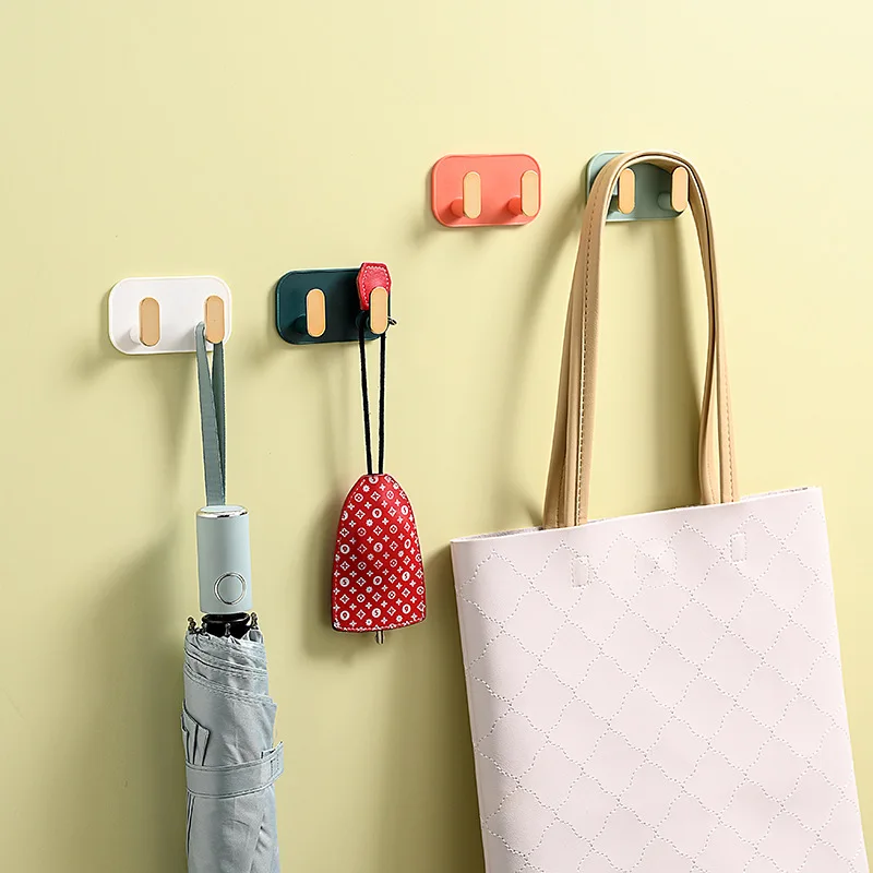 

Northern Wall Hooks Seamless Clothes Towel Mask Hanger Strong Adhesive Bathroom Kitchen Hook Keys Organizer Holder Home Decor