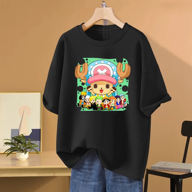 Футболка с Аниме ONE PIECE принтом Тони чоппера повседневная спортивная уличная