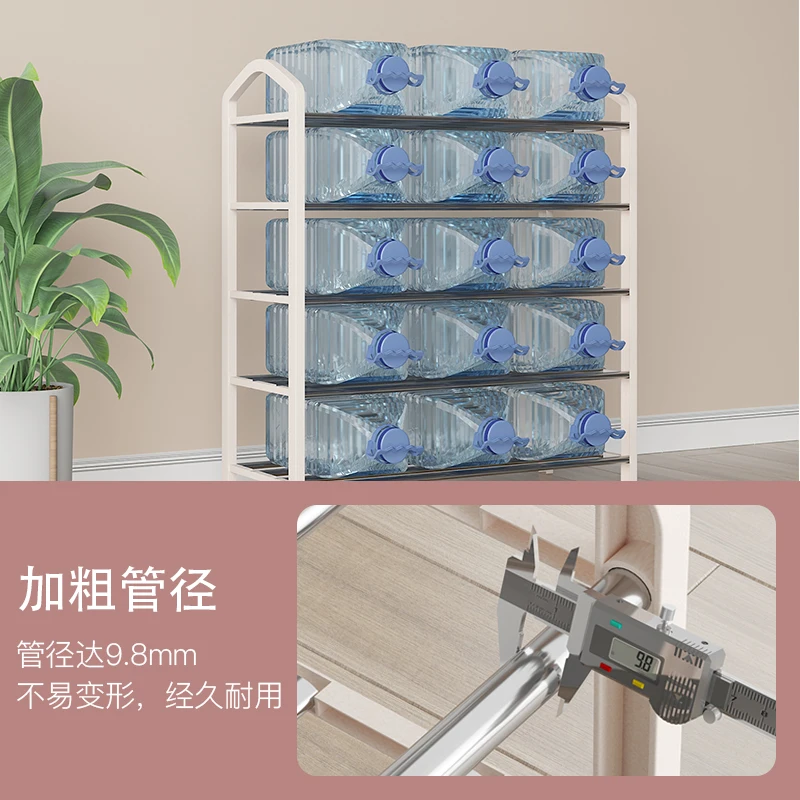 Роскошный металлический стеллаж для прихожей маленькая Белый многослойный