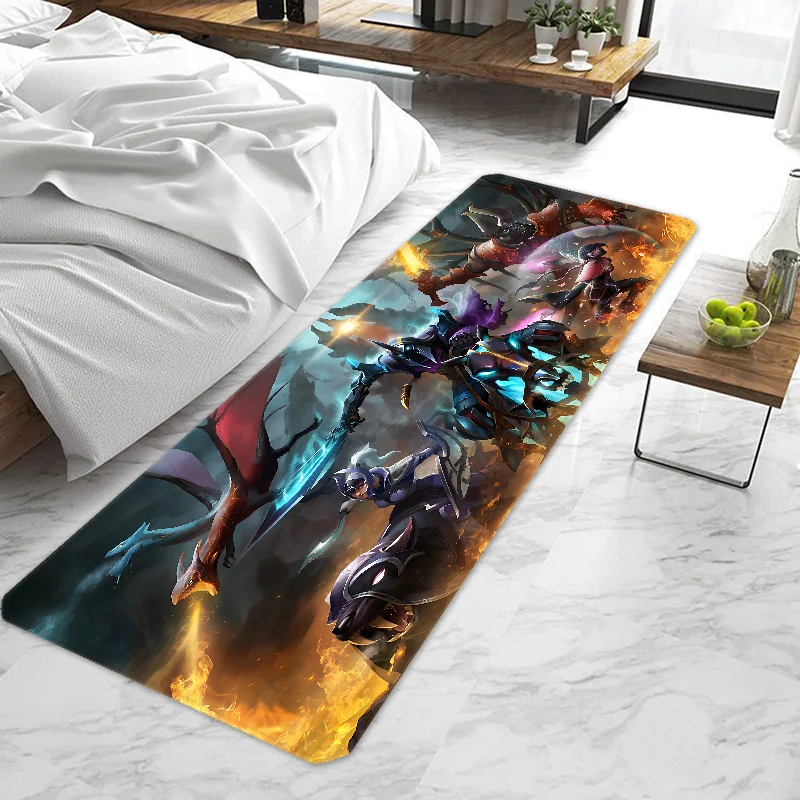 Game DOTA 2 Door Mat Entrance Doormat Non-slip Washable Kitchen Carpet Living Room Hallway Rugs Mats Bathroom Bath