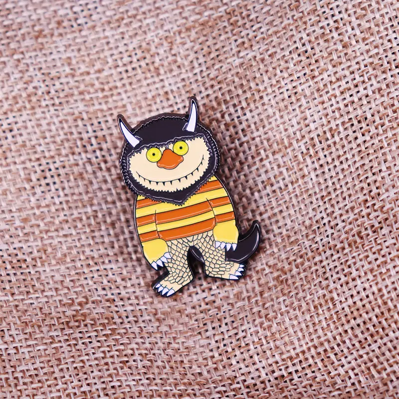 Эмалированная брошь с изображением персонажа из фильма Дикая X вещь