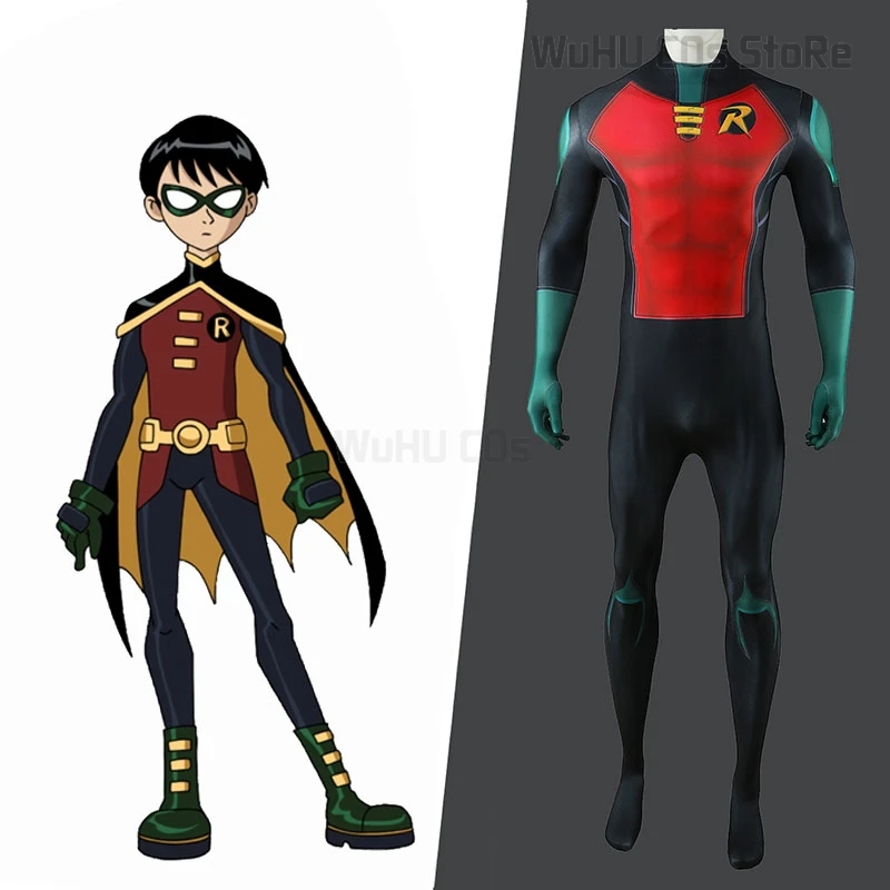Взрослые дети аниме мультфильм Игра титаны супергерой Робин Грейсон косплей