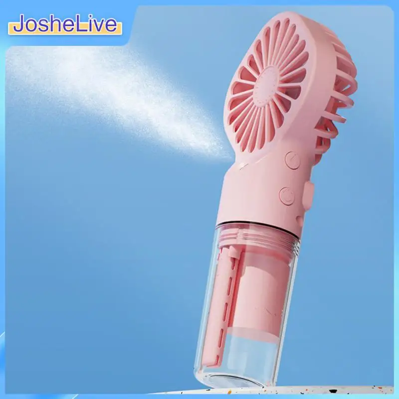 

Mini Handheld Small Fan Rapid Cooling Water Supplement Spray Fan Hydrating Strong Power Fan Usb Charging Portable Fan Nano Spray