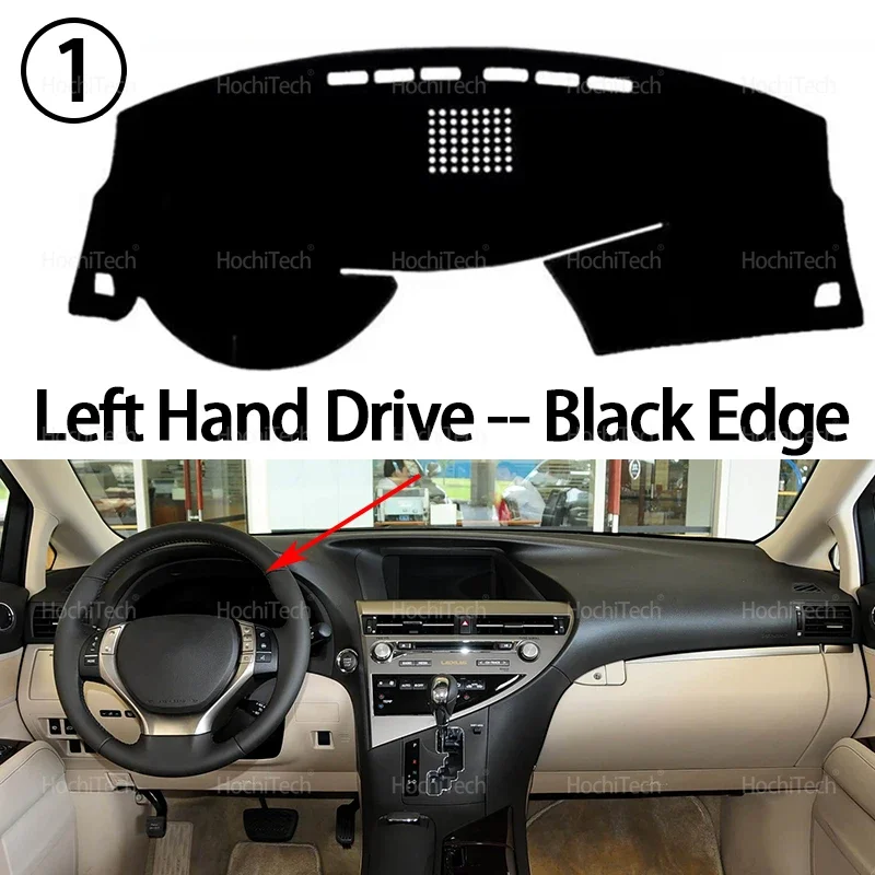

Чехол на приборную панель для Lexus RX AL10 RX270 RX350 RX450h 2010-2015, чехол на приборную панель, коврик для приборной панели, коврик для приборной панели, анти-УФ-защитные коврики