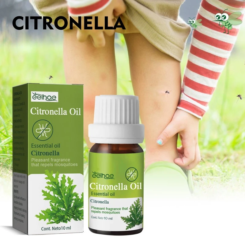 Средство от комаров Lemongrass эфирное масло средство против укусов Антибликовая