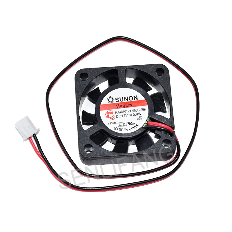 Новый охладитель для Sunon HA40101V4-000C-999 DC12V 0,8 W 2-проводной охлаждающий вентилятор