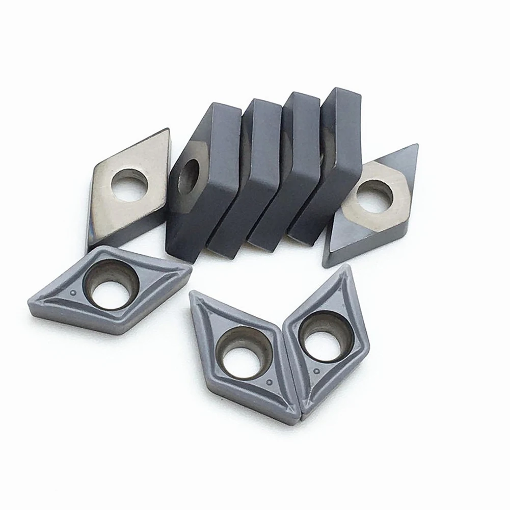 

20pcs DCMT070204 Carbide Inserts VP15TF Insert High Hardness Wear Sturdy For Lathe Turning Tool Holder Boring Bar
