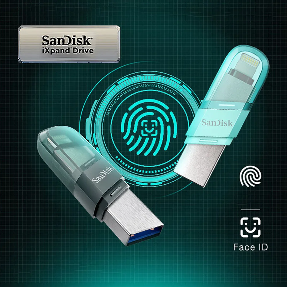 SanDisk Dual Pen Drive OTG Lightning Разъем USB3.0 Флэш-накопитель 256 ГБ 128 64 для iPhone/iPad/iPod