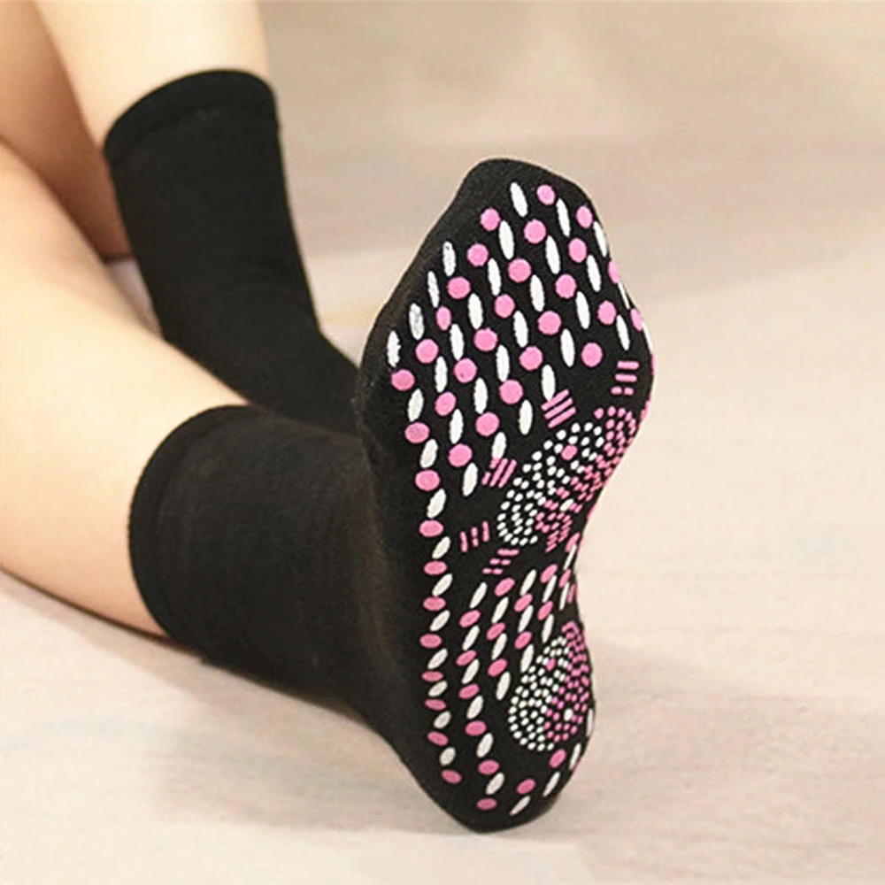 6 Pairs Self-heating Massage Socks Women's Outdoor Socks Men Socks Tour Magnetic Therapy Comfortable Winter Warm Sports Socks