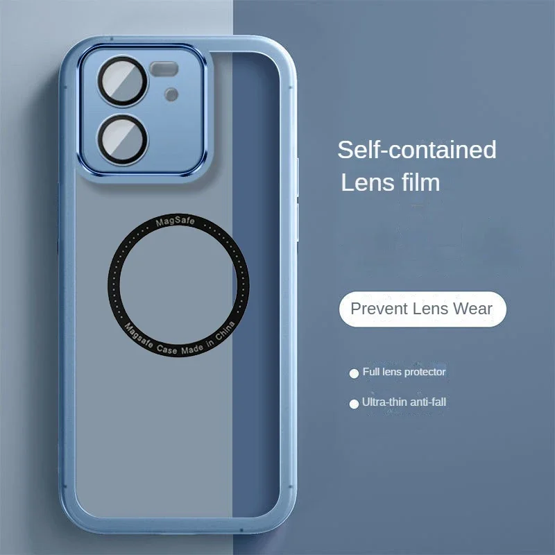 Роскошный прозрачный магнитный чехол для Xiaomi 13T 14T 14 Redmi K50 K30 k70 K60 Ultra K40 Pro Magsafe Wireless