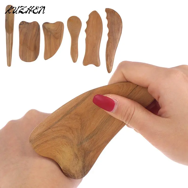 

1Pcs Sandalwood Gua Sha Board Health Care Massage Scrape Slimming Massage Tools