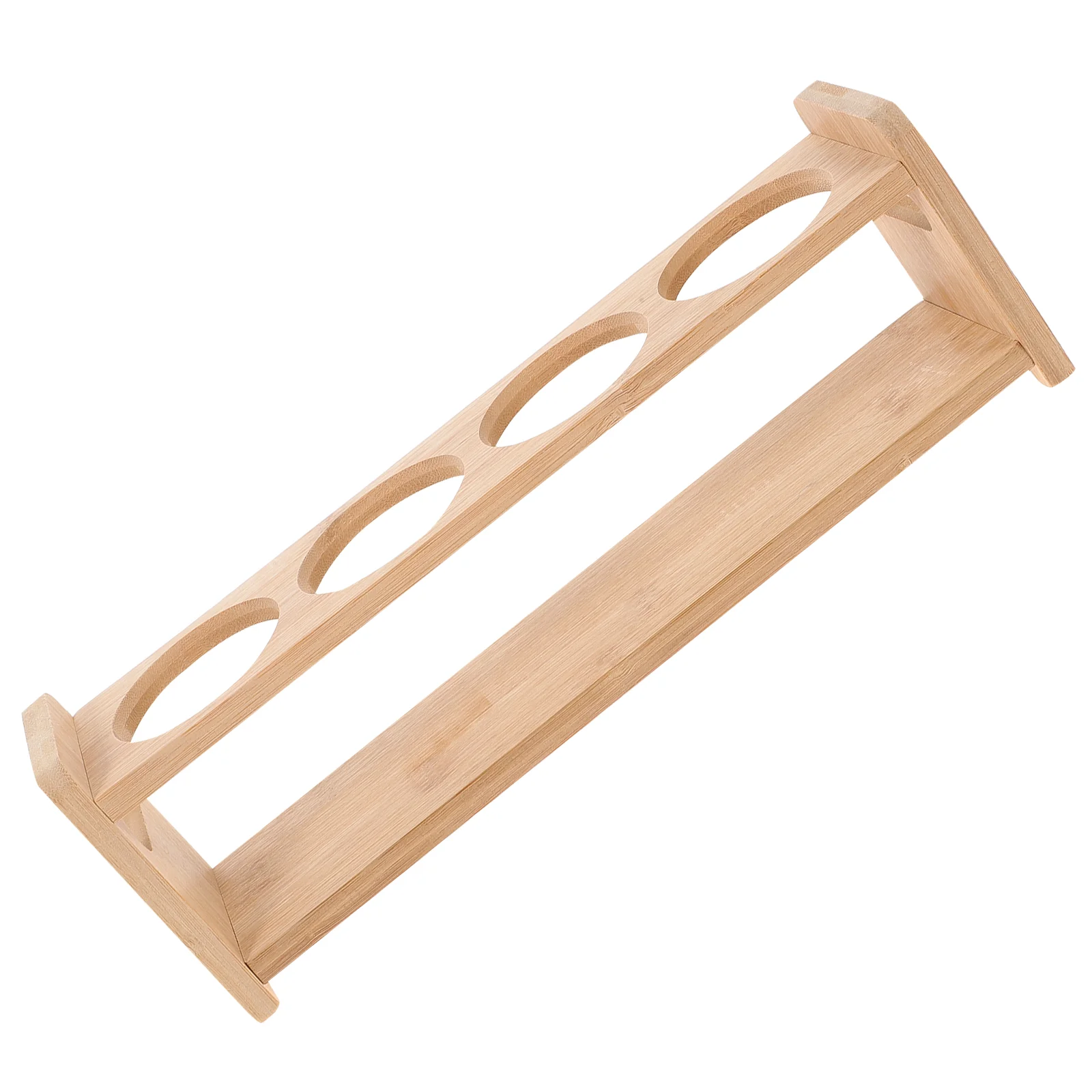 Стеллаж для хранения банка специй деревянная кухонная полка с четырьмя