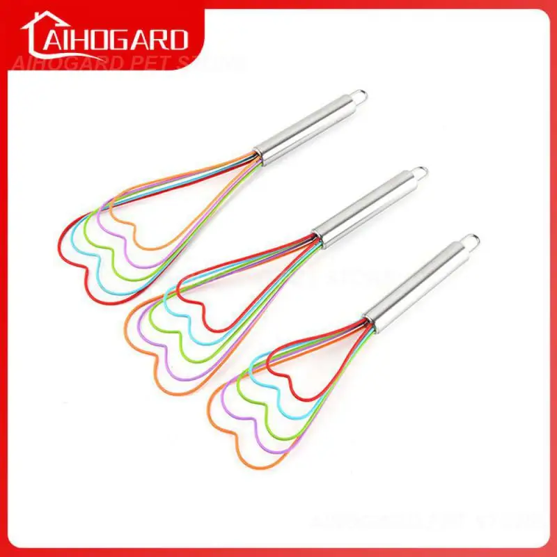

Heart-shaped Whisk Hand-held Egg Beater Multi-layer Egg Beater Hand Mixer Kitchen Baking Tools Multi-color Egg Beater Egg Beater
