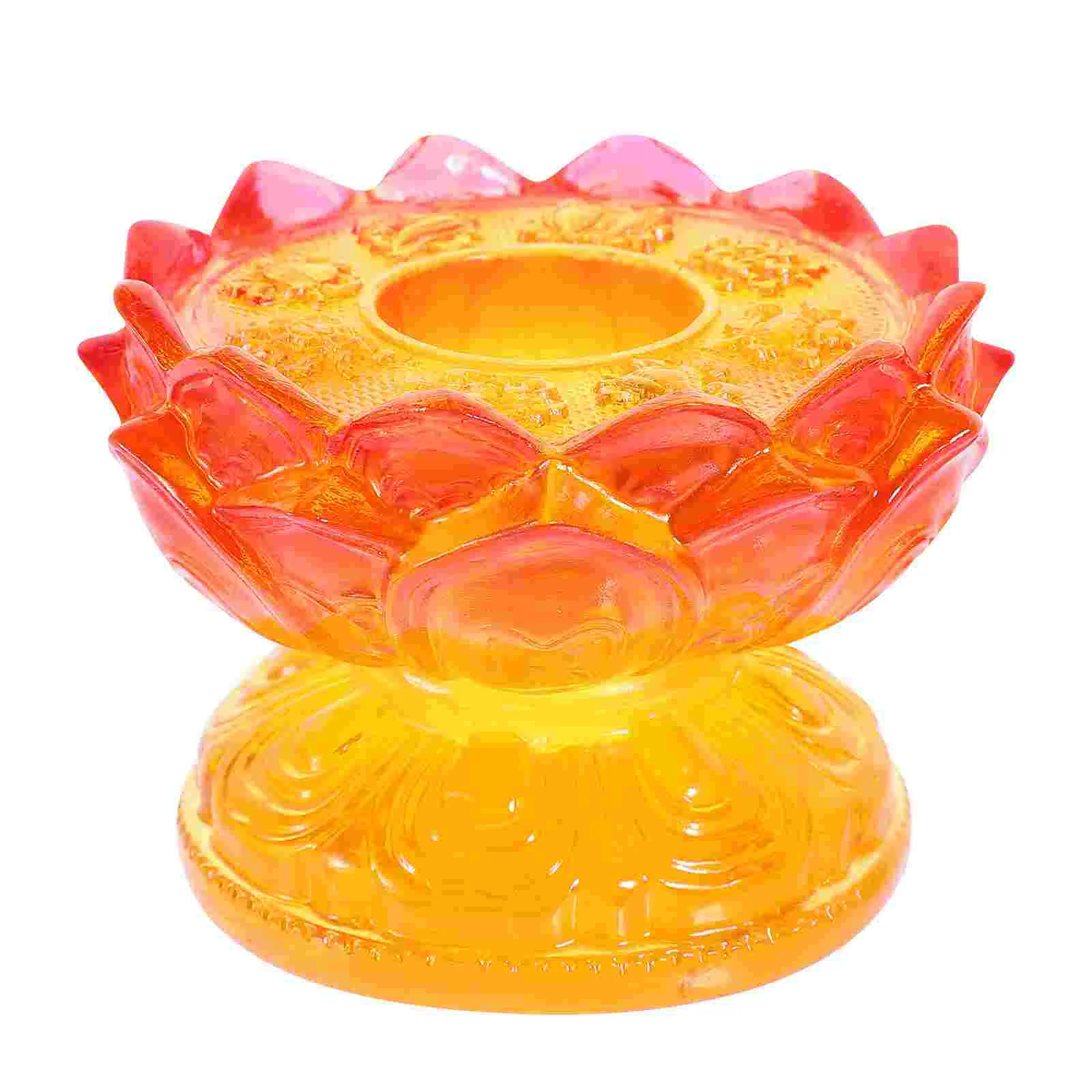 

Prayer Wheel Lotus-shape Base Religious Figurine Support Figurine Stand