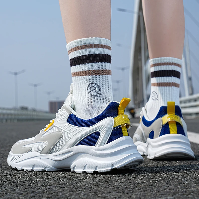 STRONGSHEN Men Sneakers Sport Shoes Outdoor Running Jogging Walking Trend Lightweight Gym Mens Shoes Plus Size Zapatillas Hombre