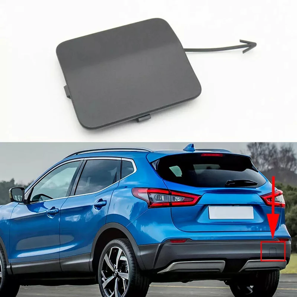 

Задний бампер автомобиля, фаркоп, накладка на крышку прицепа, крышка для Nissan Qashqai 2018 2019 85071-DF60A-B151