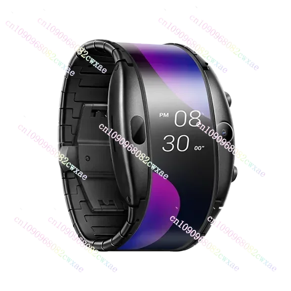 Nubia Alpha Гибкий дисплей SmartWatch 4G Интернет-телефон Обнаружение сердечного ритма