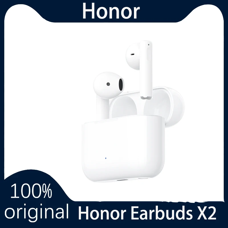 

Honor Selected Earbuds X2 TWS Earphones MOECEN Comfy Semi-In-Ear 12mm Bio Speaker 28h 2 Mic ENC Bluetooth 5.2 Low-Lag Game Mode