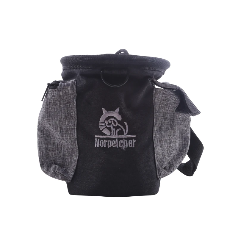 

Многофункциональная поясная сумка для собак, сумка для еды на открытом воздухе, Портативная сумка для еды для собак, легко носить с собой, но...