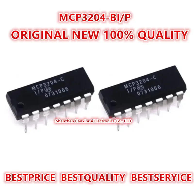 

(5 Pieces)Original New 100% quality MCP3204-BI/P Electronic Components Integrated Circuits Chip