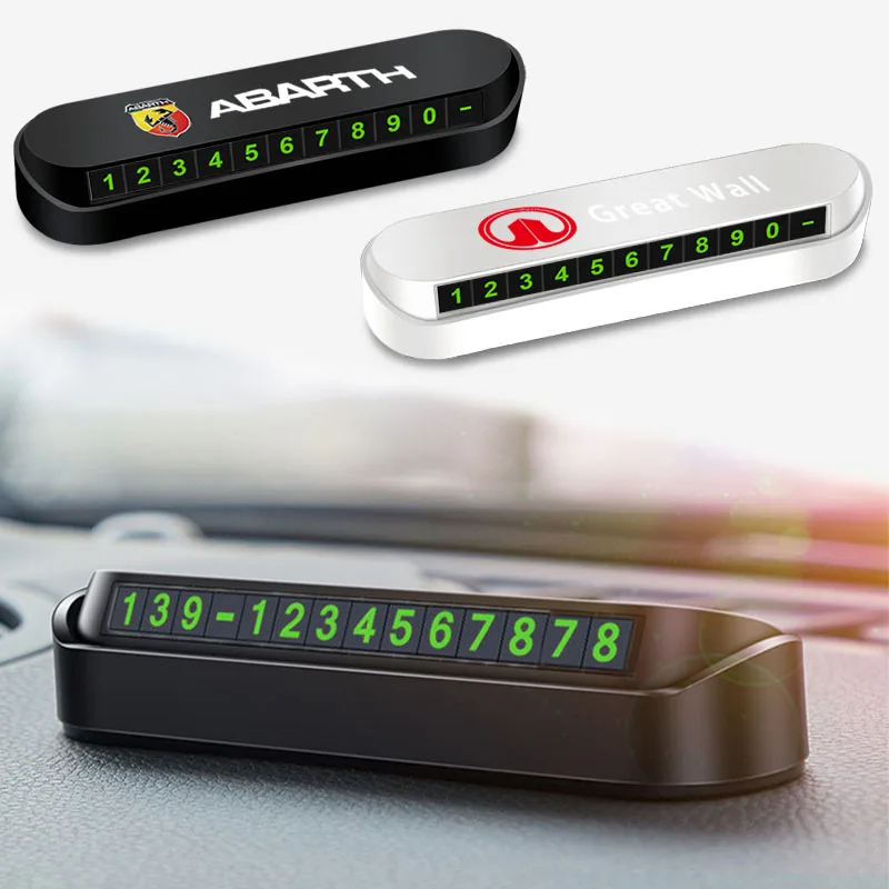 

Car Temporary Parking Card Phone Number Plate For Ford Mustang 2005 2006 2007 2008 2009 2016 GT Mach-E Paragolpes 2013 Escala