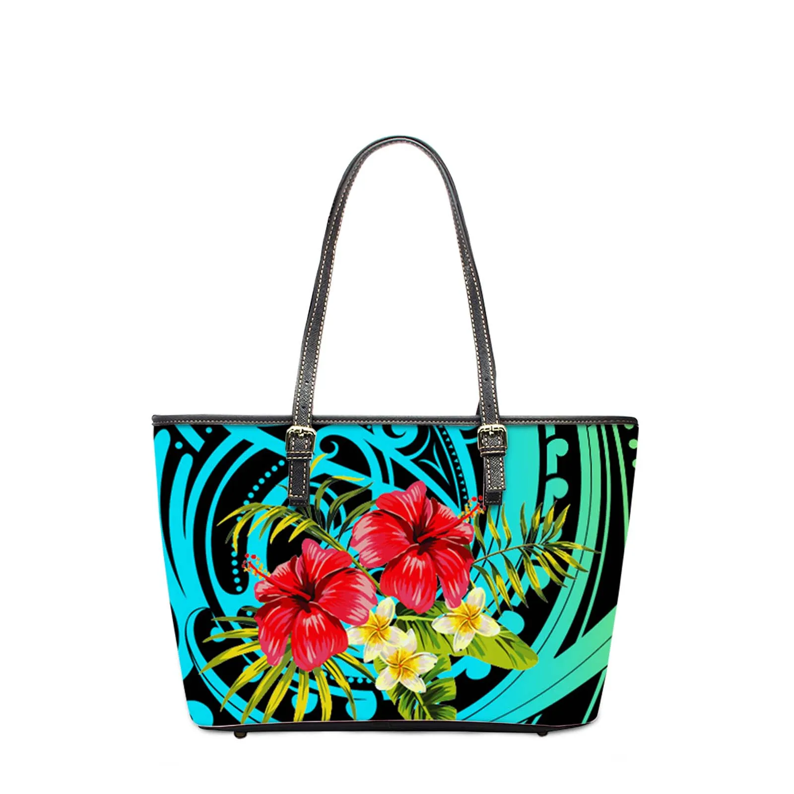 

Polynia Style Print Clutch Bag Daily Portable Women Girls Handbag Inside Zipper Pocket Outdoor Tote Bags