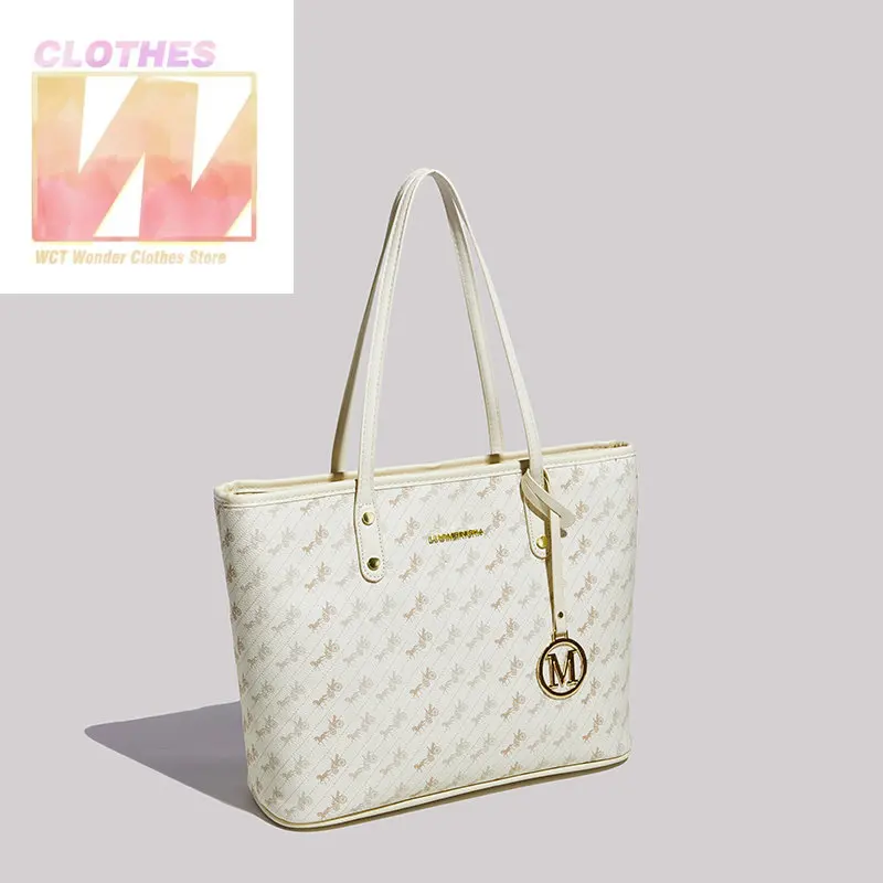 2023 Leather Women's Shopping Bag Large Capacity Tote Bags for Women Designer Female Handbags Japan Style Beach Bag Casual Totes