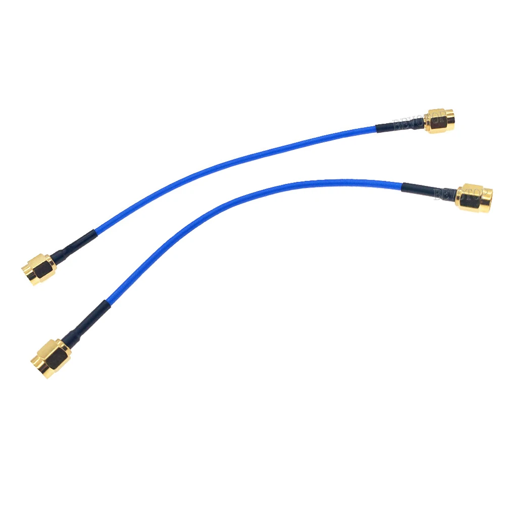 1 шт. синий RG-405 SMA тип к штекер/гнездовой разъем полугибкий 086 RG405 50 Ом RF