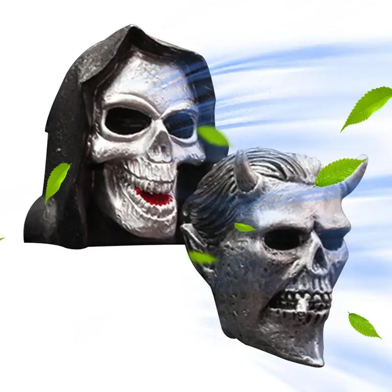 

Skull Car Air Freshener Skeleton Shape Perfume Diffuser Clips Office Home Aromatherapy Thanksgiving Christmas Day Decor Gifts