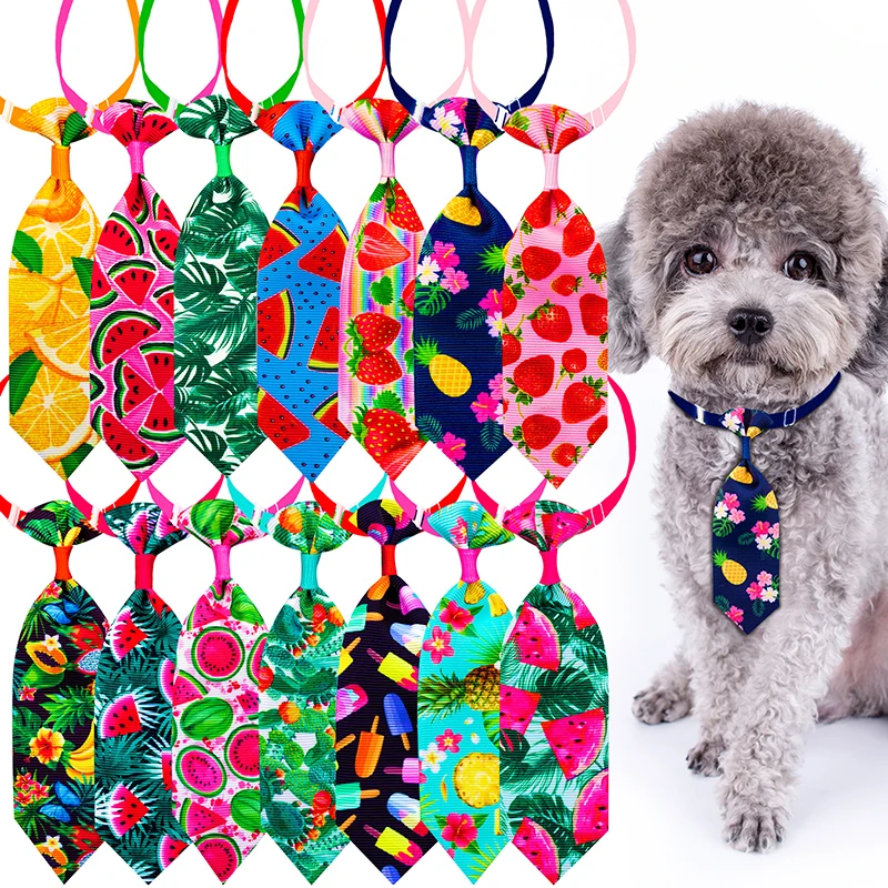 10pcs Dog Tie Small Dog Gromoong Accessories Pet Dog Cat Bowties Neckties Small Dog Puppy Bow Tie Pet Supplies For Small Dogs images - 6