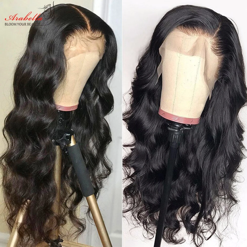 Lace Front Human Hair Wigs 13x4 Transparent Lace 100% Human Hair Wigs Arabella Remy Body Wave Lace Wigs For Women Human Hair