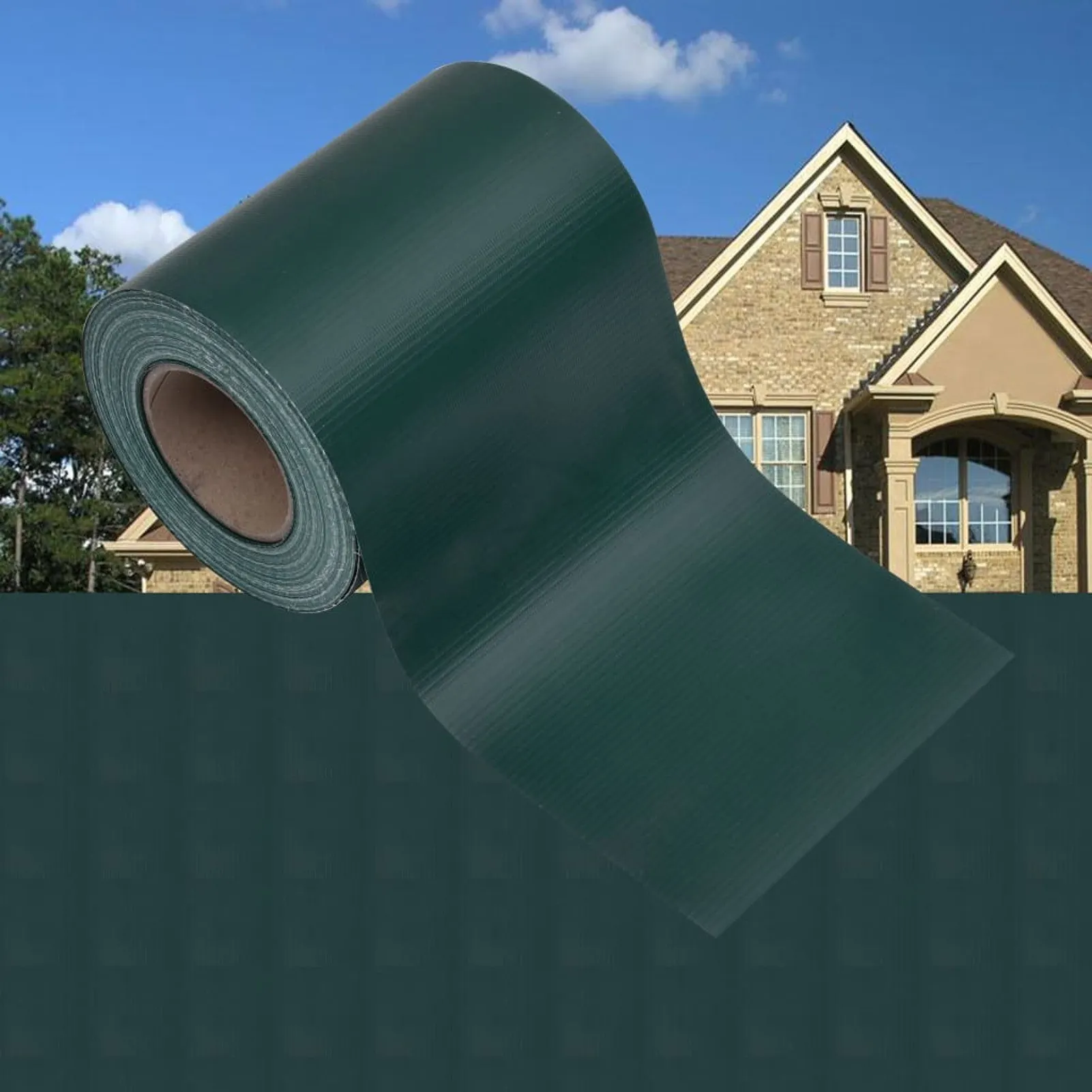 

Garden Privacy Screen PVC 114.8'x0.6' Matte Green