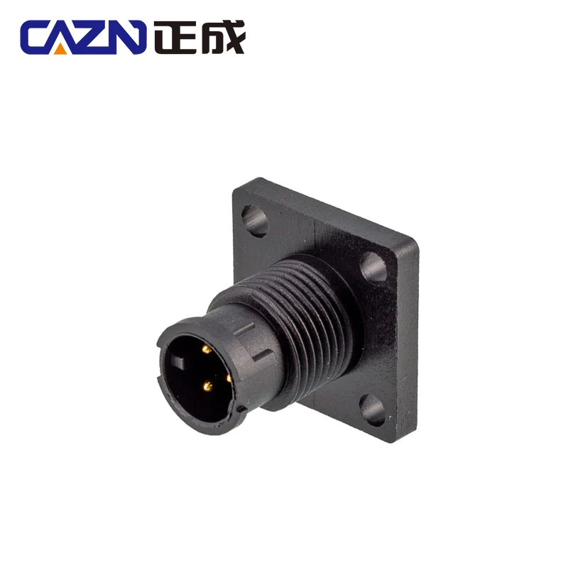 CAZN IP67 IP68 E7 папа квадратная розетка штыковое крепление 2-6pin 7/16 дюйма-28UNS U.S.