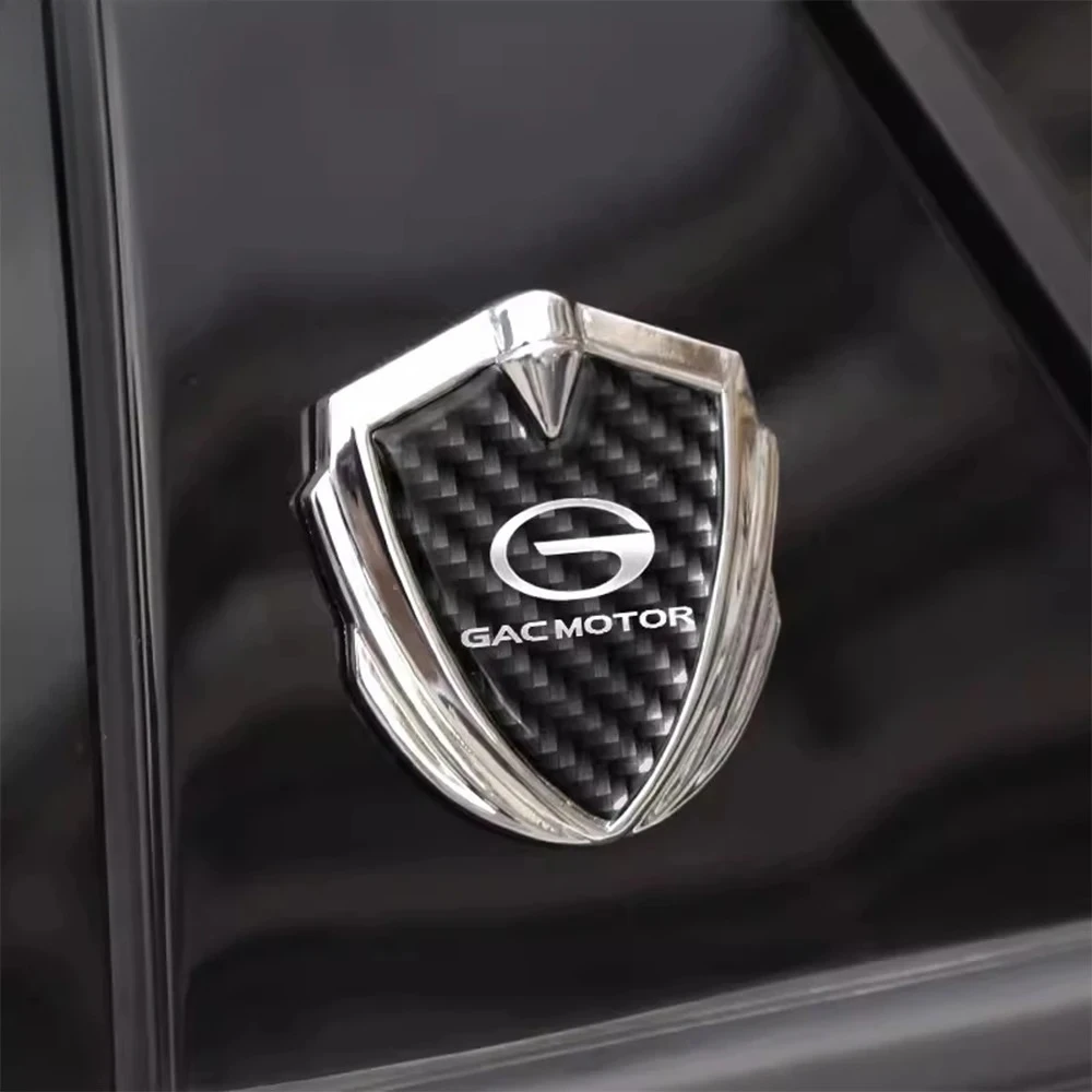 Фото NEW1 для Trumpchi GAC Empow R, аксессуары 2022-2024, наклейка с логотипом на кузов автомобиля, чехол из нержавеющей стали, шампанское, серебристый, черный №3