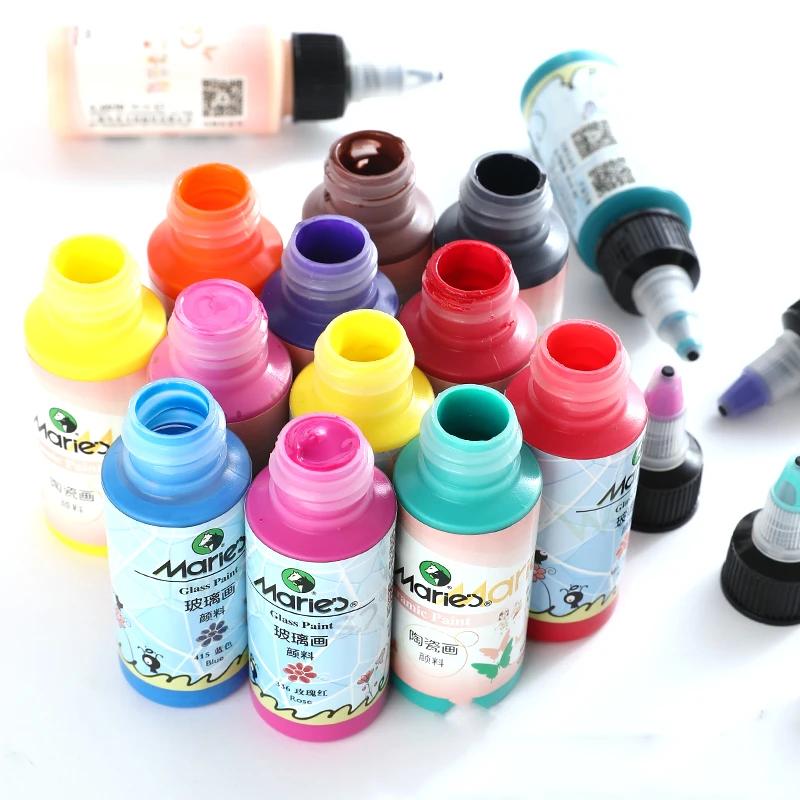Стеклянные/керамические краски сделай сам для рисования водонепроницаемые не