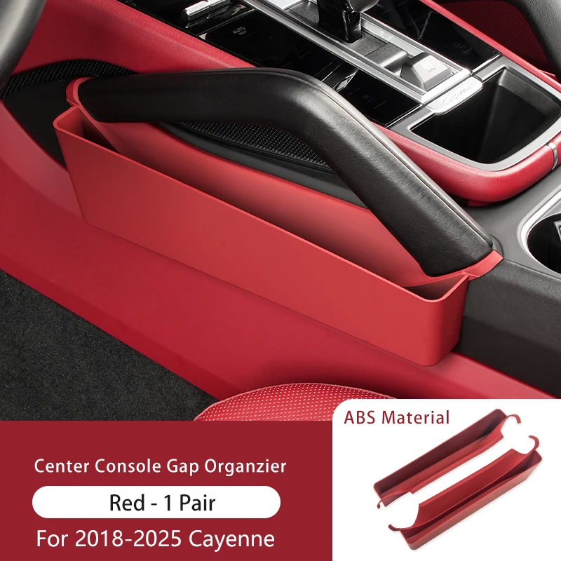 

2 шт. ящик для хранения центральной консоли для Porsche Cayenne 2018-2025 автомобильный центральный контроллер зазора держатель для ключей для телефона органайзер аксессуары