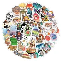 103060pcs japan hayao miyazaki anime cartoon graffiti stickers laptop skateboard luggage diary diy waterproof sticker kids toy