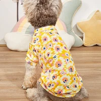 print dog clothes shirts short sleeve summer puppy pet clothes for small dogs outfits comfortable dog shirt