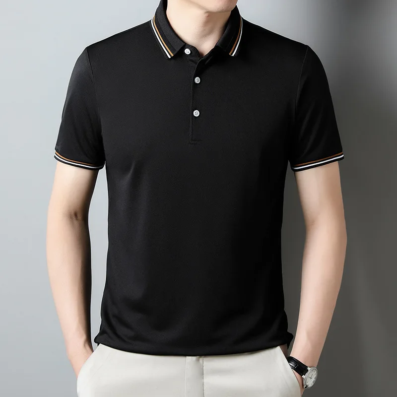 

Summer Golf Polo T-shirts for Men Clothing Tops Camisetas Masculina Ropa Playeras Hombre Roupas Masculinas Short Sleeve Tees