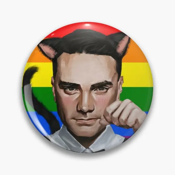

Ben Shapiro Catboy горничная флаг настраиваемая мягкая булавка на пуговицах модная забавная женская шляпа милый подарок искусственная брошь