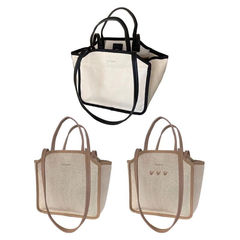

Canvas Mommy Bag Shoulder Bag Baby Nappy Bags for Newborn Diaper Organiser