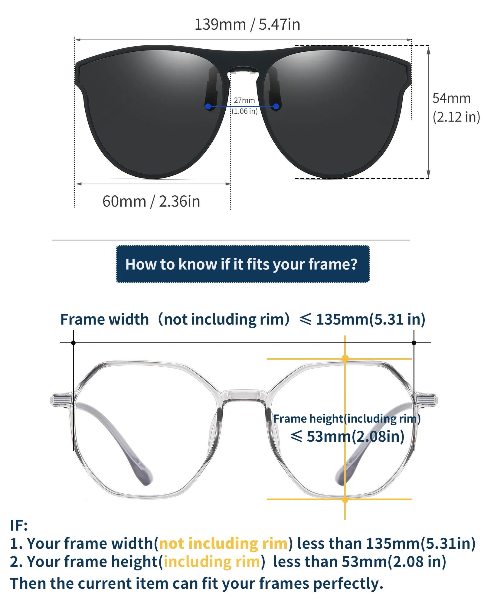 Солнцезащитные очки VEITHDIA поляризационные без оправы с клипсой для рыбалки улицы
