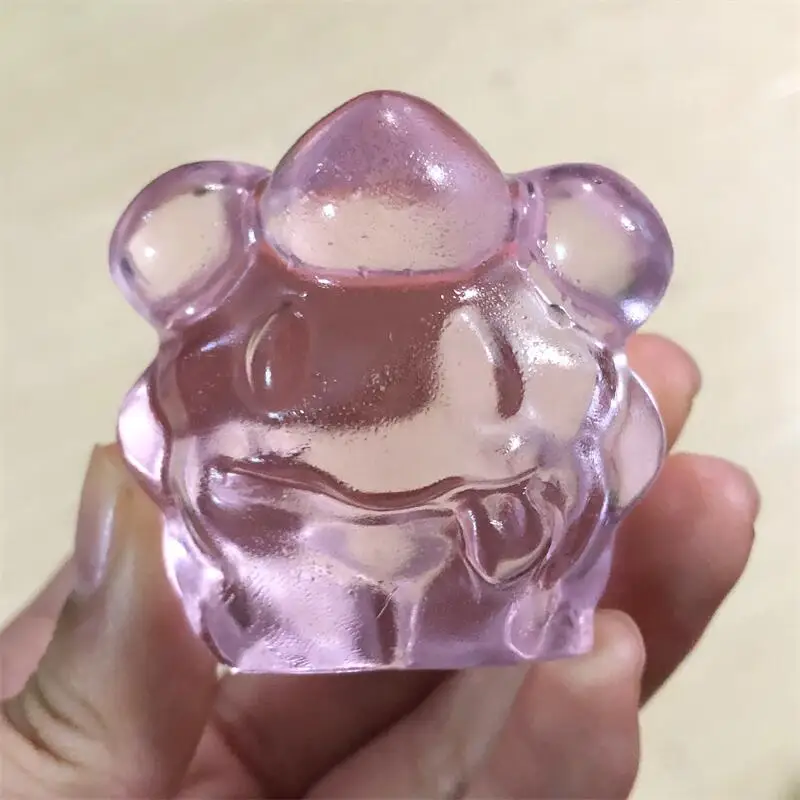 

High Quality Opalite Cartoon Hand Carved Cartoon Quartz Crystal Gift Home Decoration Christmas Present 1pcs