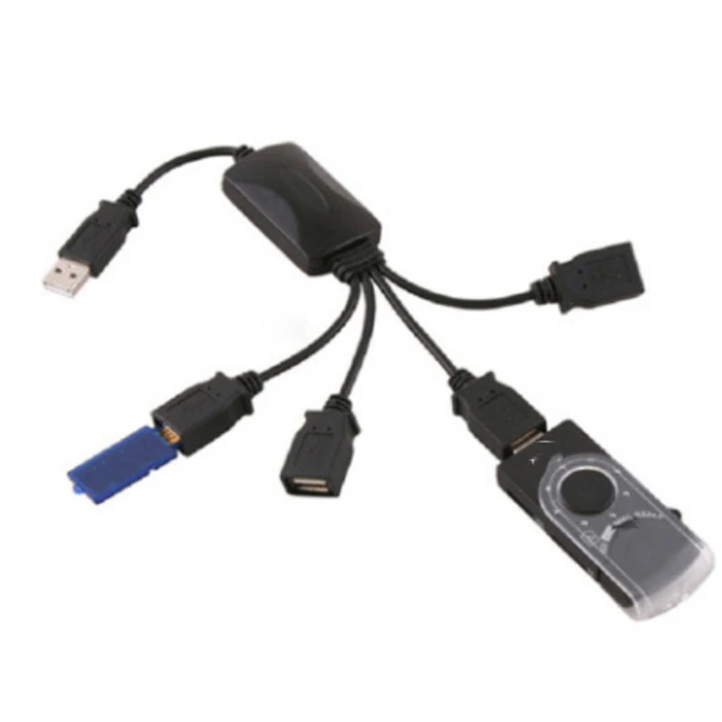 Разветвитель для кабеля USB 2 0 1 штекер-4 гнезда |