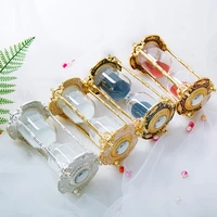 hourglasses sand timer 15 minutes vintage sand clock hourglasses antique zinc alloy sandglass timer with white red sand