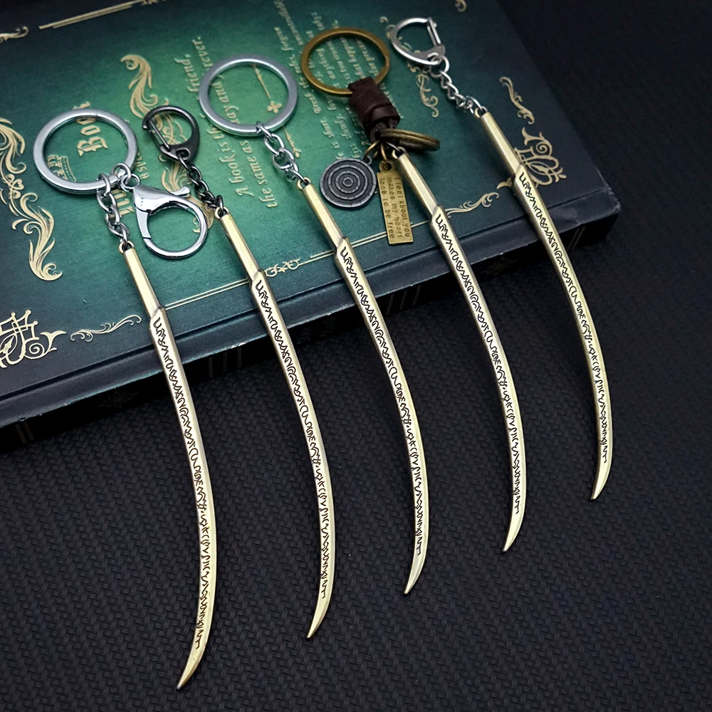 14 см кожаный кулон Рука Малинии брелок для игр 1:12 металлическое лезвие модель