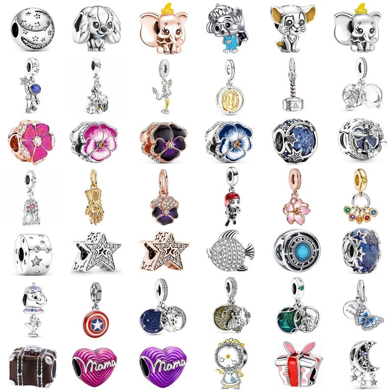 

New Fashion Charm Original Gift Box Star Fish Beads for Original Pandora Ladies Bracelet Jewelry Accessories Gift