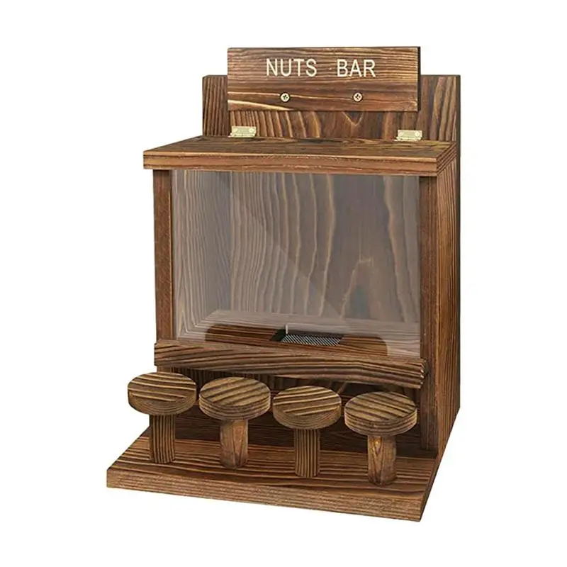 

Squirrel Feeder Table Wooden Outside Room Box Squirrel Feeder Large Stable Squirrel Supplies With Clear Acrylic Sheet For