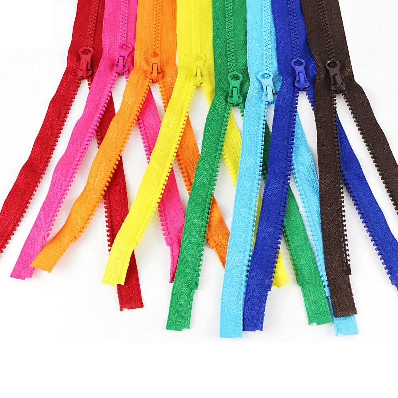 5 # Resin Zipper 2.5 * 40/50/60/70/80/90/100/120 cm is Suitable for Garment Sewing Process (24 kinds of colors)